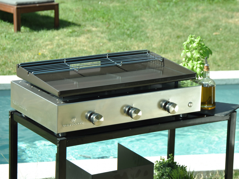 Plancha-Gasgrill SIMPLICITY 3 Brenner - emaillierte...
