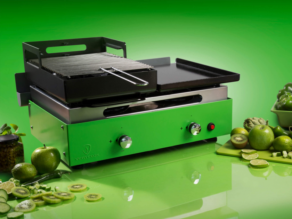 Verysmart Plancha-Gasgrill und Holzkohlegrill ☀ Verycook